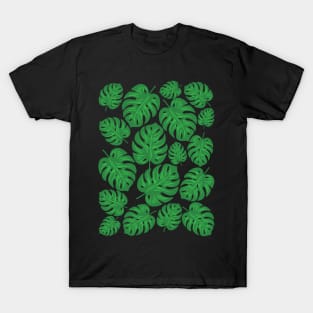Jungle Leaves Seamless Pattern T-Shirt